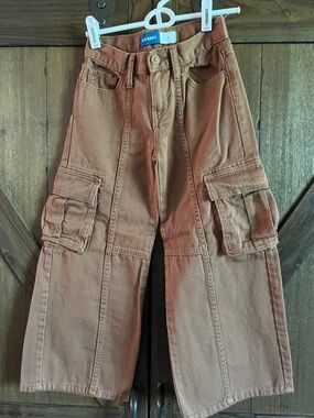 Old Navy Boys Rust Brown Cargo Jeans